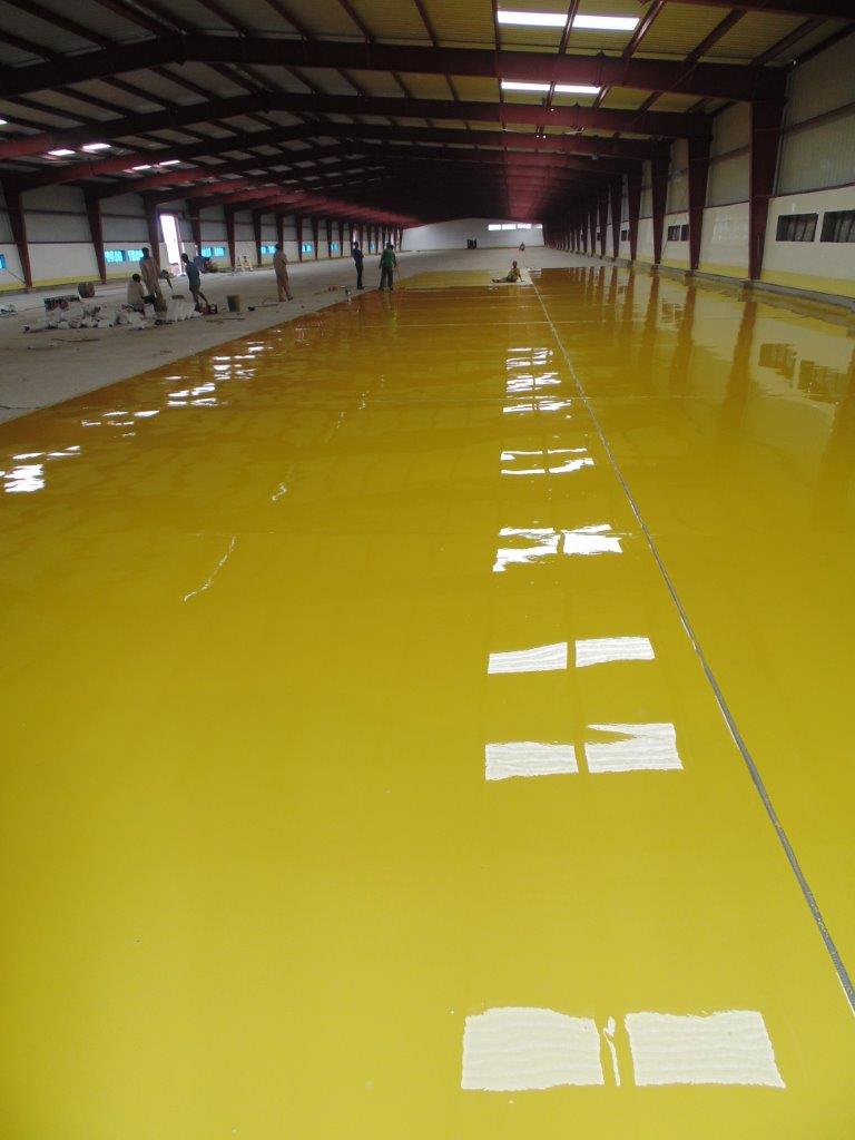 Industrial Flooring Project for a Food Complex